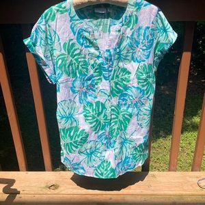 Kim Rogers fern blouse